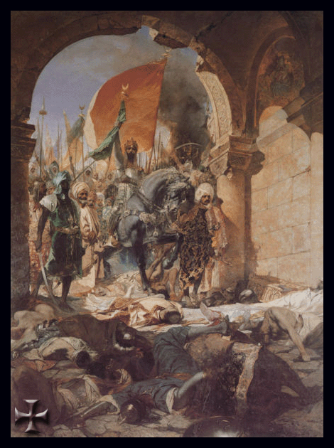 Maometto II entrant a Constantinopla