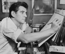 bernstein-1955 Leonard Bernstein 1955
