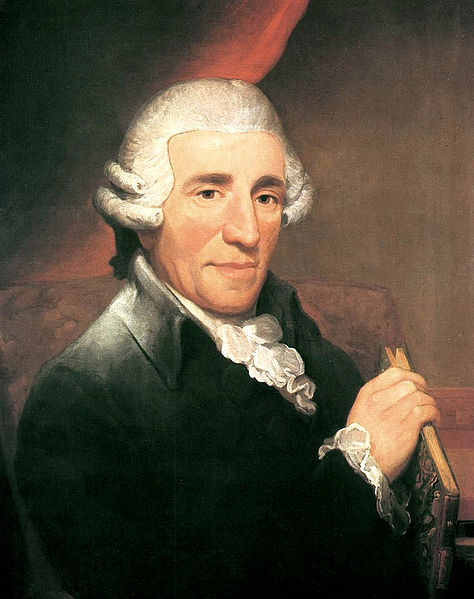 Franz Joseph Haydn (1732-1809) pintura de Thomas Hardy (1791)