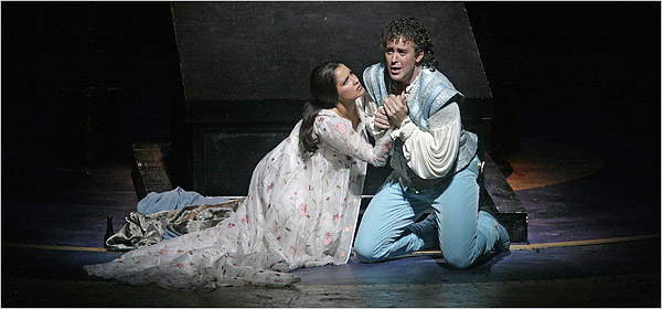 Joseph Kaiser (Roméo) Anna Netrebko (Juliette) MET 
