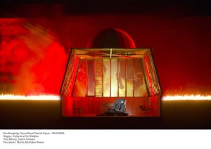 La caseta de les valquíries en flames