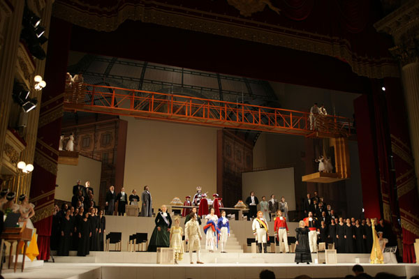 Final de la 1ª part Il Viaggio a Reims Scala 2009