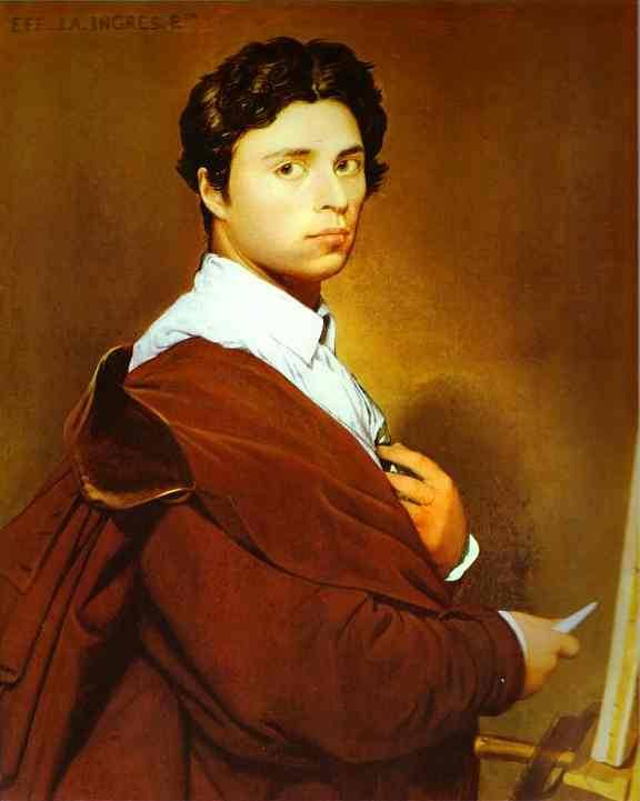 Jean AUguste Dominique Ingres - autoretrat