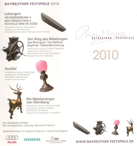 Bayreuth 2010 Programa de Bayreuth 2010