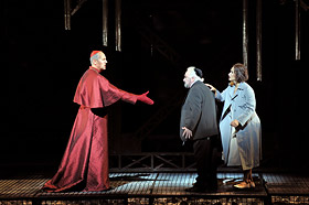 Alastair Miles, Dennis O'Neill i Ángeles Blancas a La Juive de la  De Nederlandse Opera. 2009