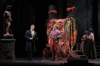 Piotr Beczala i Rene Pape a Chicago 2009 (AP Photo/Lyric Opera of Chicago, Dan Rest)