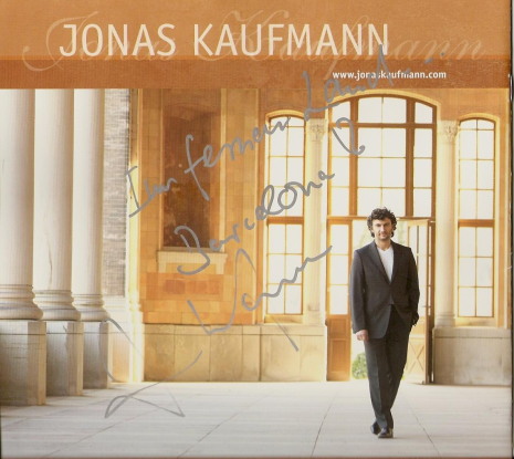 Jonas Kaufmann i la dedicatòria a In Fernem Land 