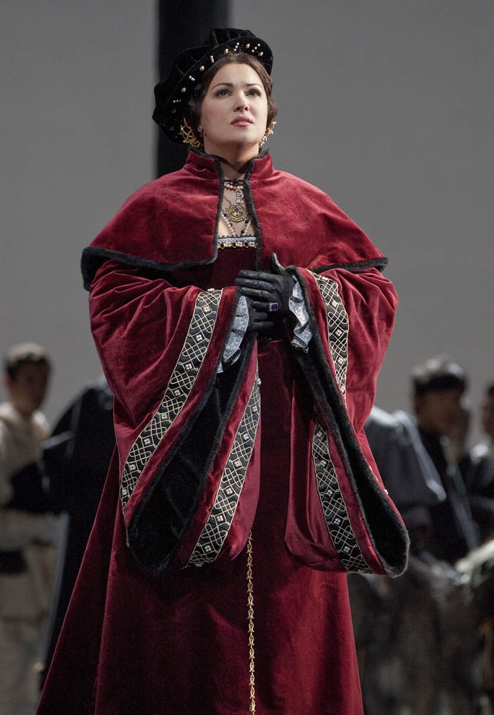 Anna Netrebko a l'Anna Bolena del MET producció de David McVicar. ´Foto Ken Howard Met