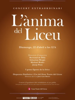 L'ànima del Liceu, Cartell de Lluís Palomar