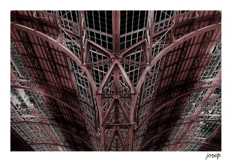 Teranyina metàl·lica (Estació de França) Foto Josep Colet Les meves Barcelones