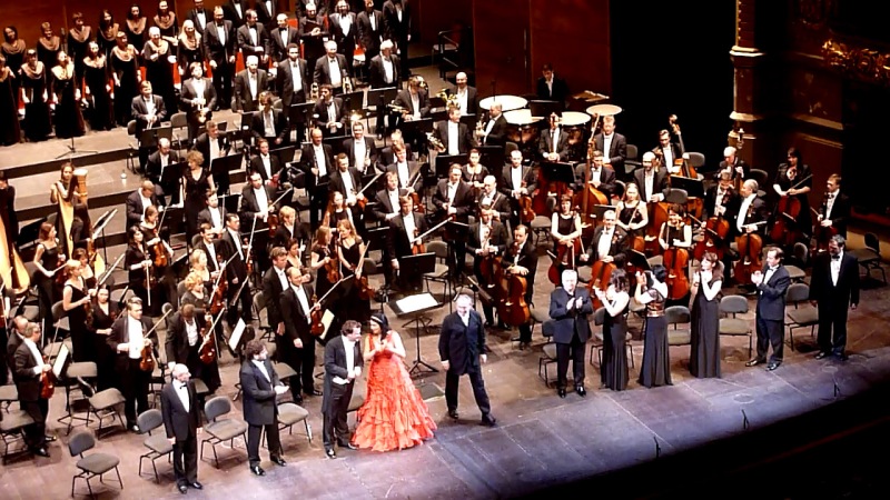 L'Orquestra i el Cor del Teatre Mariinski de sant Petersburg, amb Valery Gergiev i els solistes de la Iolanta de P.I.Txaikovski al Gran Teatre del Liceu 10 de gener de 2013