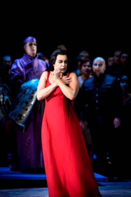 Nina Stemme com a Turandot a la L'Òpera Reial d'Estocolm Foto Carl Thorborg