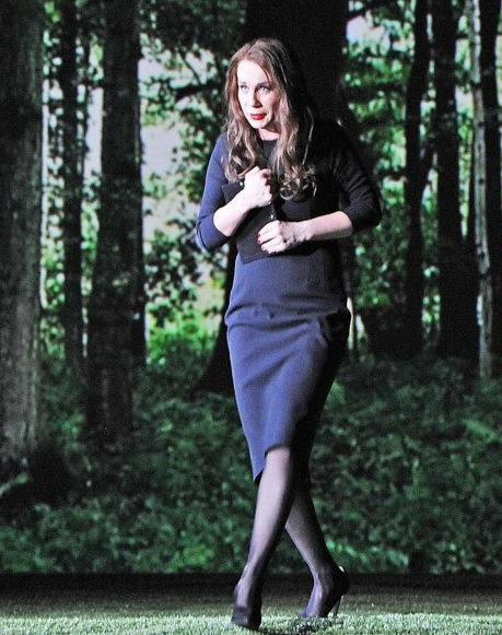 Ana Durlovski (Koenigin der Nacht) a Die Zauberflöte a Baden-Baden 2013, producció de Robert Carsen Foto: © Andrea Kremper