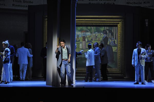 Julian Ovenden (Georges) a Sunday in the park with George al Tetare Chatelet de Paris, abril de 2013