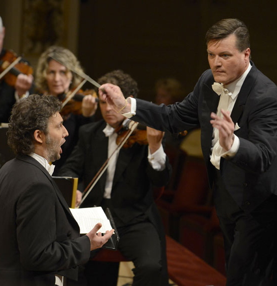 Thielemann i Kaufmann a la Semperoper de Dresden el 21 de maig de 2013. Foto: Matthias Creutziger