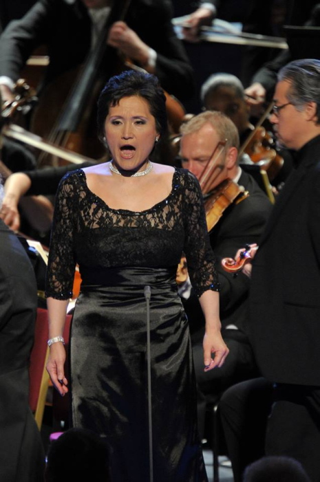 Mihoko Fujimura (Brangäne) als Proms del 27 de juliol de 2013 Foto BBC/Chris Christodoulou