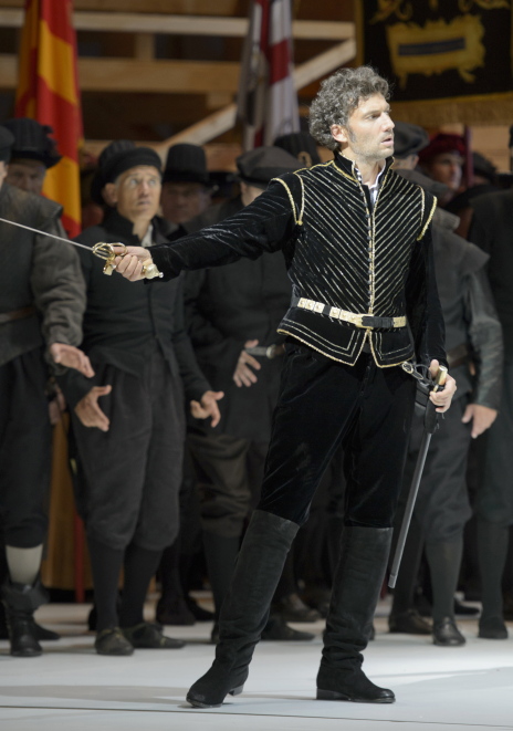 Jonas Kaufmann (Don Carlo) Salzburg 2013 Fotografia: Monika_Rittershaus