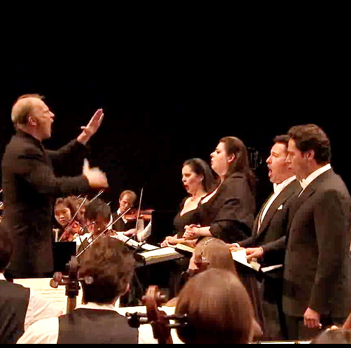 Gianandrea Noseda, Maria Agresta, Daniela Barcellona, Piotr Beeczala i Ildar Abdrazakov a Verbier, Salle des Combins 1 d'agost de 2013