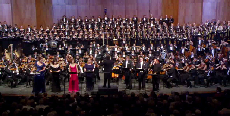 Festival de Salburg, 24 de juliol de 2013. Vuitena simfonia de Gustav Mahler.