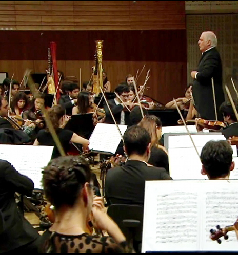 Daniel Barenboim i la WEDO el 18 d'agost de 2013 al Festival de Lucerna.