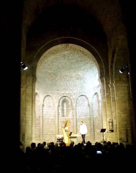 Matthias Goerne i Sarah Christ a Santa Maria de Vilabertran el 29 d'agost de 2013