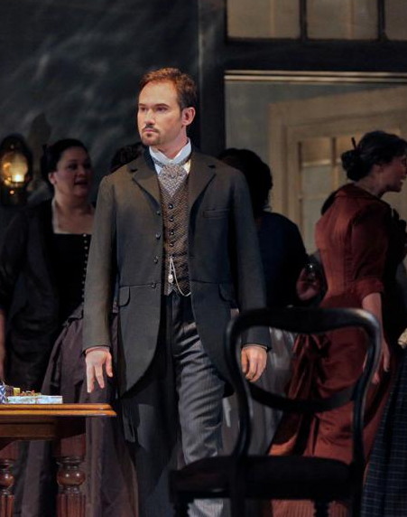 Mariusz Kwiecień, Eugene Onegin al MET 2013. Fotografia Ken Howard/MET 