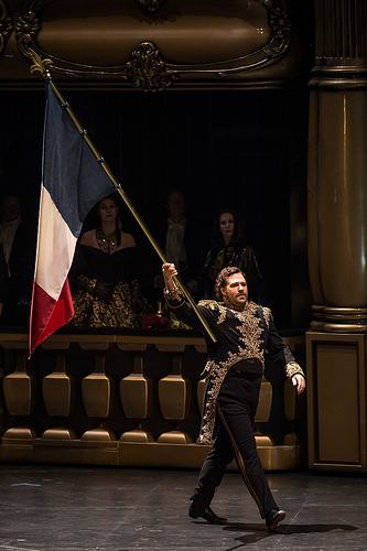 Bryan Hymel Henri a Les vêpres sicilienne de la ROH. Producció Stefan Herheim foto © ROH / Bill Cooper