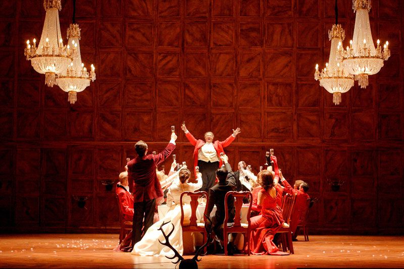 Falstaff (Verdi) al MET, 3er acte, escena 2ª producció de Robert Carsen