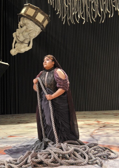 Lucrecia García (Aida) al Teatro San Carlo de Nàpols (2013). Fotografia Teatro San Carlo