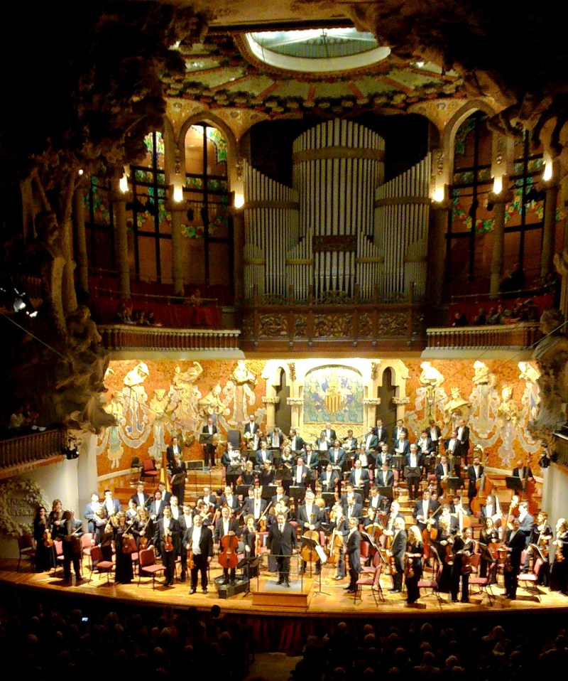 Orquestra del Gran Teatre del Liceu, Cristoforo Pestalozzi, Josep Pons i Paul Cortese, Palau de la Música Catalana 26 de març de 2014. Foto IFL