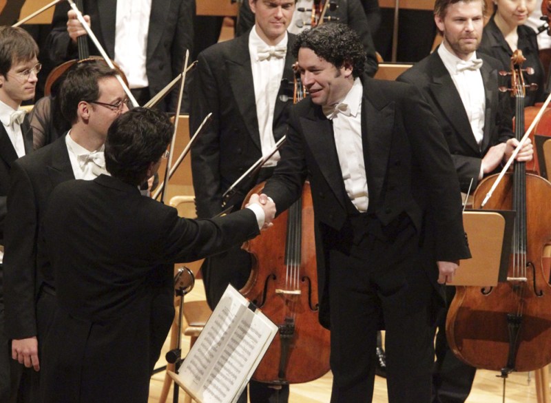Gustavo Dudamel i a Bayerischen Rundfunks. Fotografia: EFE/Javier Cebollada