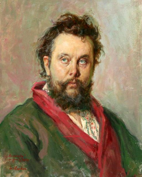 Lajos Markos (1917 – 1993) retrat de Modest Mussorgsky