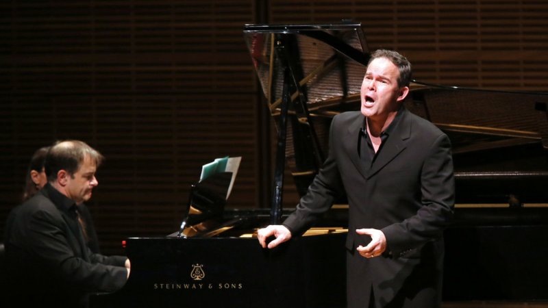 Julius Drake i Gerald Finley. Fotografia The New York Times  