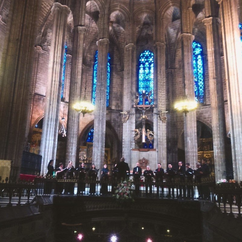 Cor de Cambra Francesc Valls. Catedral de Barcelona 11 de juny de 2016 Foto IFL
