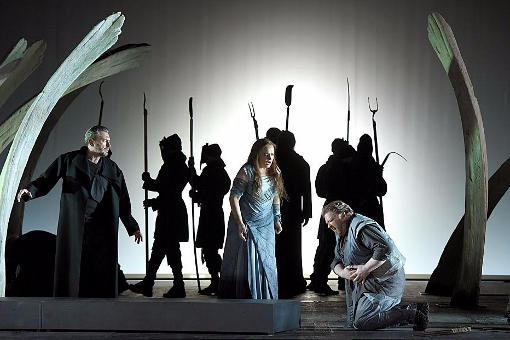 Tristan und Isolde al Théâtre des Champs-Elysées. Producció de Pierre Audi amb Polegato, Nicholls i Kerl, Fotografia © Vincent Pontet