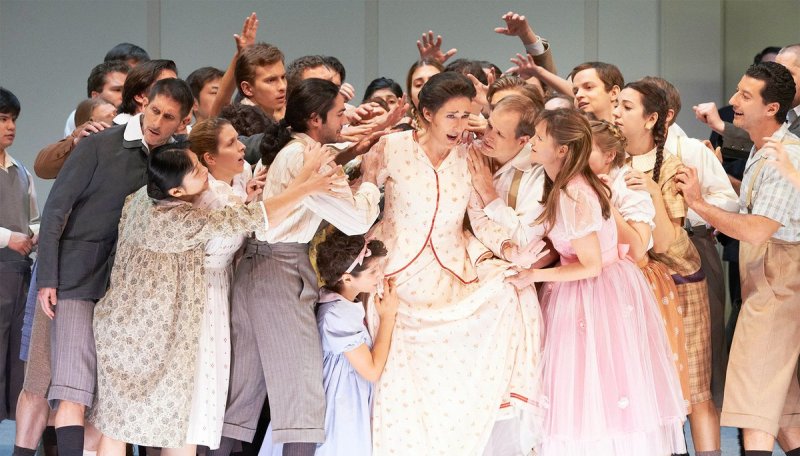 Veroniqe Gens com a Alceste a la Staatsoper de Viena. Fotografia Twitter de la Staatsoper