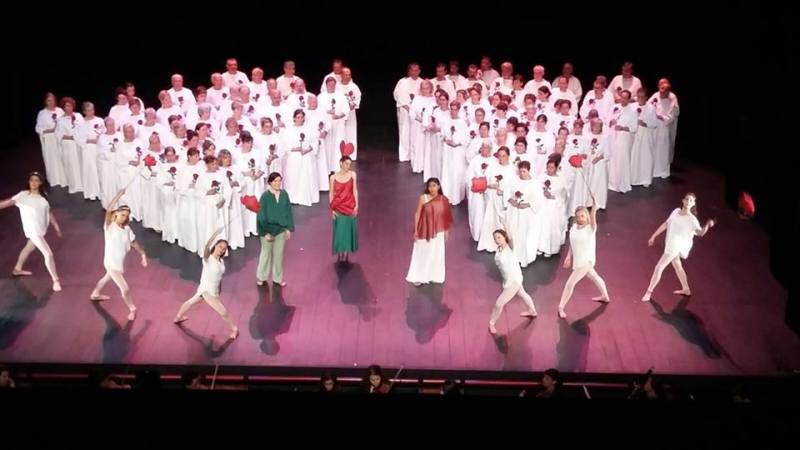 Orfeo ed Euridice al Teatre Tarragona. Direcció escènica de Albert Bonet. Mercè Bruguera, Albra Quinquilla, Brenda L. Sara.