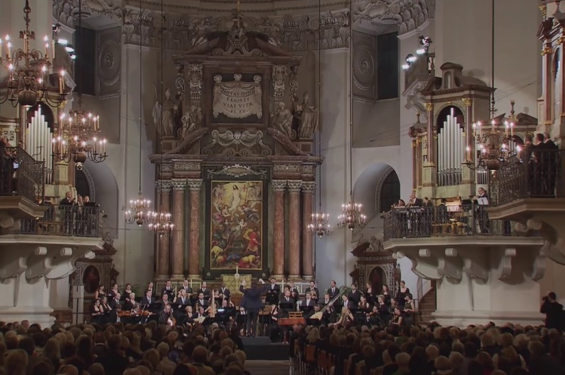 Catedral de Salzburg 27 de juliol de 2016. Festival de Salzburg 2016 Missa Salisburgensis Collegium Vocale 1704