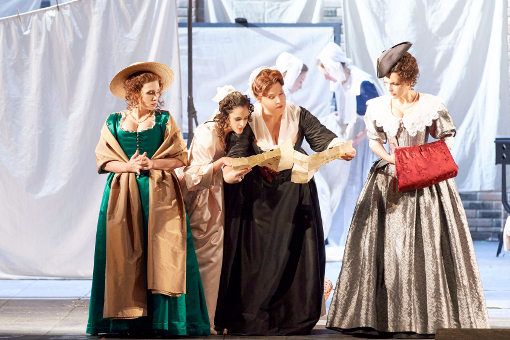 Falstaff a Viena: Giannattasio, Fahima, Lemieux, Jorstad. -Wiener Staatsoper © Wiener Staatsoper | Michael Pohn