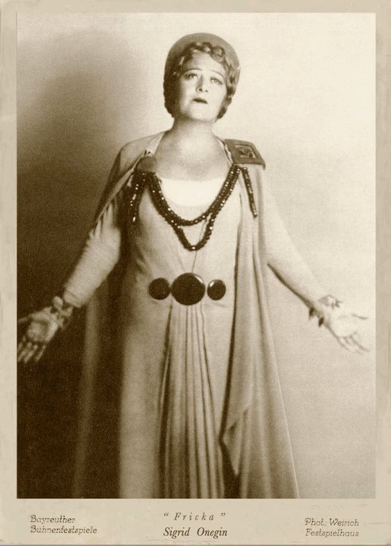 Fricka: Sigrid Onegin 1933 Bayreuth