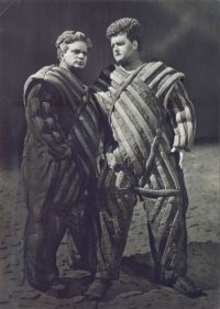 Peter Roth-Ehrang (Fafner) i Franz Crass (Fasolt) Bayreuth 1963 
