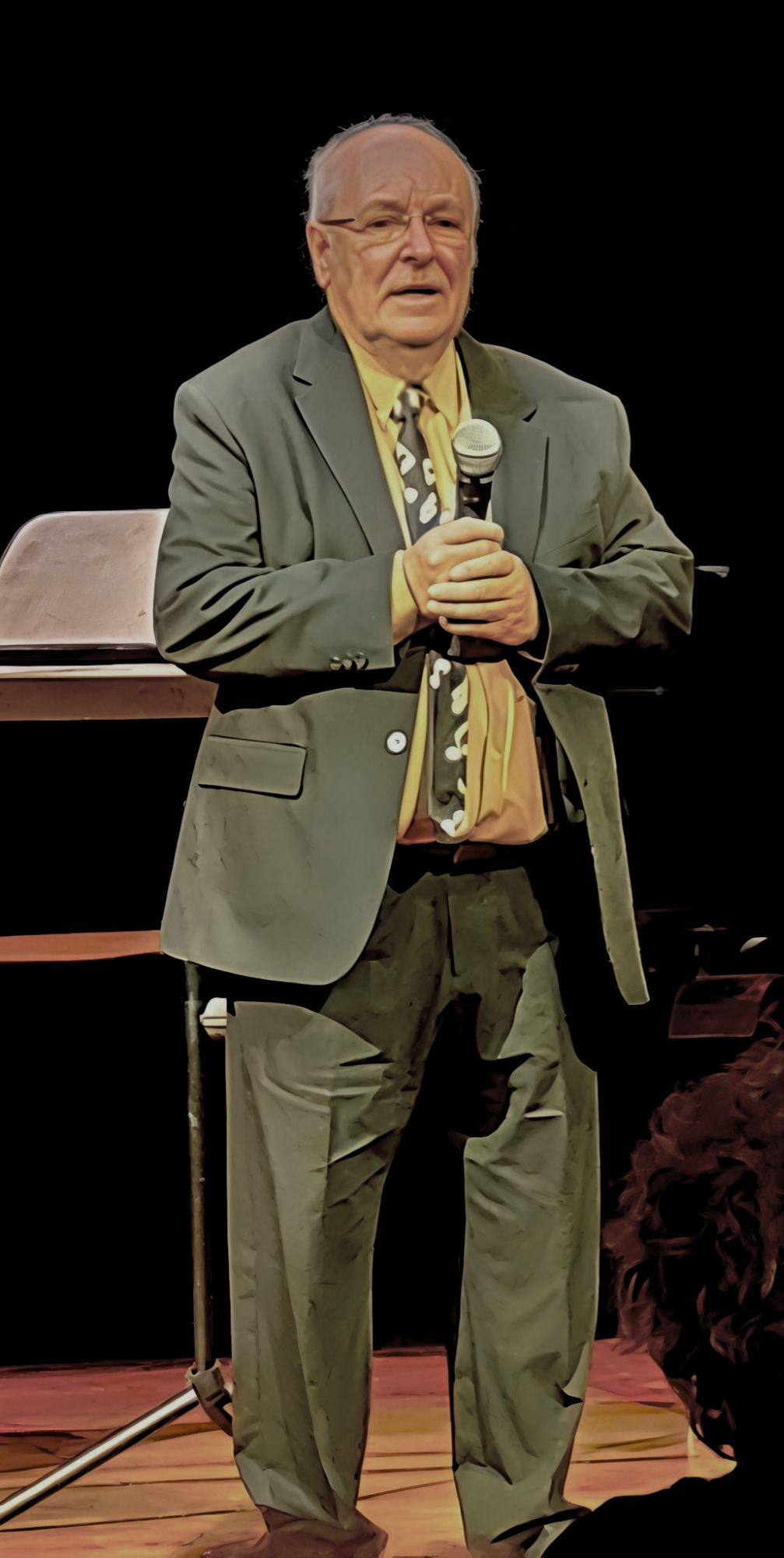 Ekl mestre Tribó en l'acte del seu 50è aniversari laboral al Gran Teatre del Liceu. 29 de novembre de 2025 